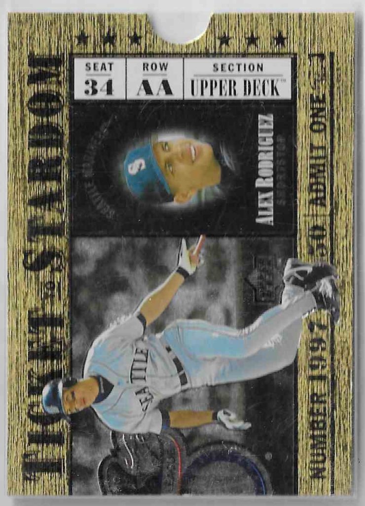 1997 Upper Deck Ticket to Stardom TS10 Alex Rodriguez